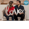 Anagram 31″ SCRIPT PHRASE "LOVE" SILVER Foil Balloon 36695-11-A-P