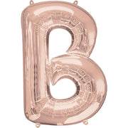 Anagram 34 inch LETTER B - ANAGRAM - ROSE GOLD Foil Balloon 36565-01-A-P