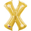 Anagram 34 inch LETTER X - ANAGRAM - GOLD Foil Balloon 32996-01-A-P