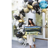 Anagram 38 inch CONGRATULATIONS GRAD GOLD & BLACK Foil Balloon 44216-01-A-P