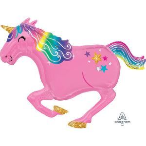 Anagram 39 inch PINK UNICORN Foil Balloon 39604-01-A-P