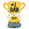 Anagram 43 inch BEST DAD TROPHY AIRLOONZ Foil Balloon 45487-11-A-P