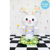 Anagram 46 inch SPOTTED EASTER BUNNY AIRLOONZ Foil Balloon 43772-11-A-P