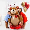 Anagram 48 inch BIG CUDDLY TEDDY AIRLOONZ Foil Balloon 42373-11-A-P