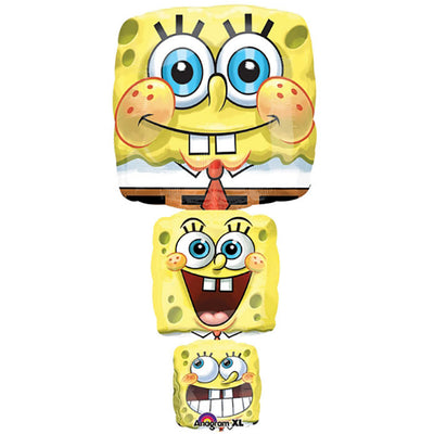 Anagram 48 inch SPONGEBOB SQUAREPANTS STACKER Foil Balloon 17860-02-A-U