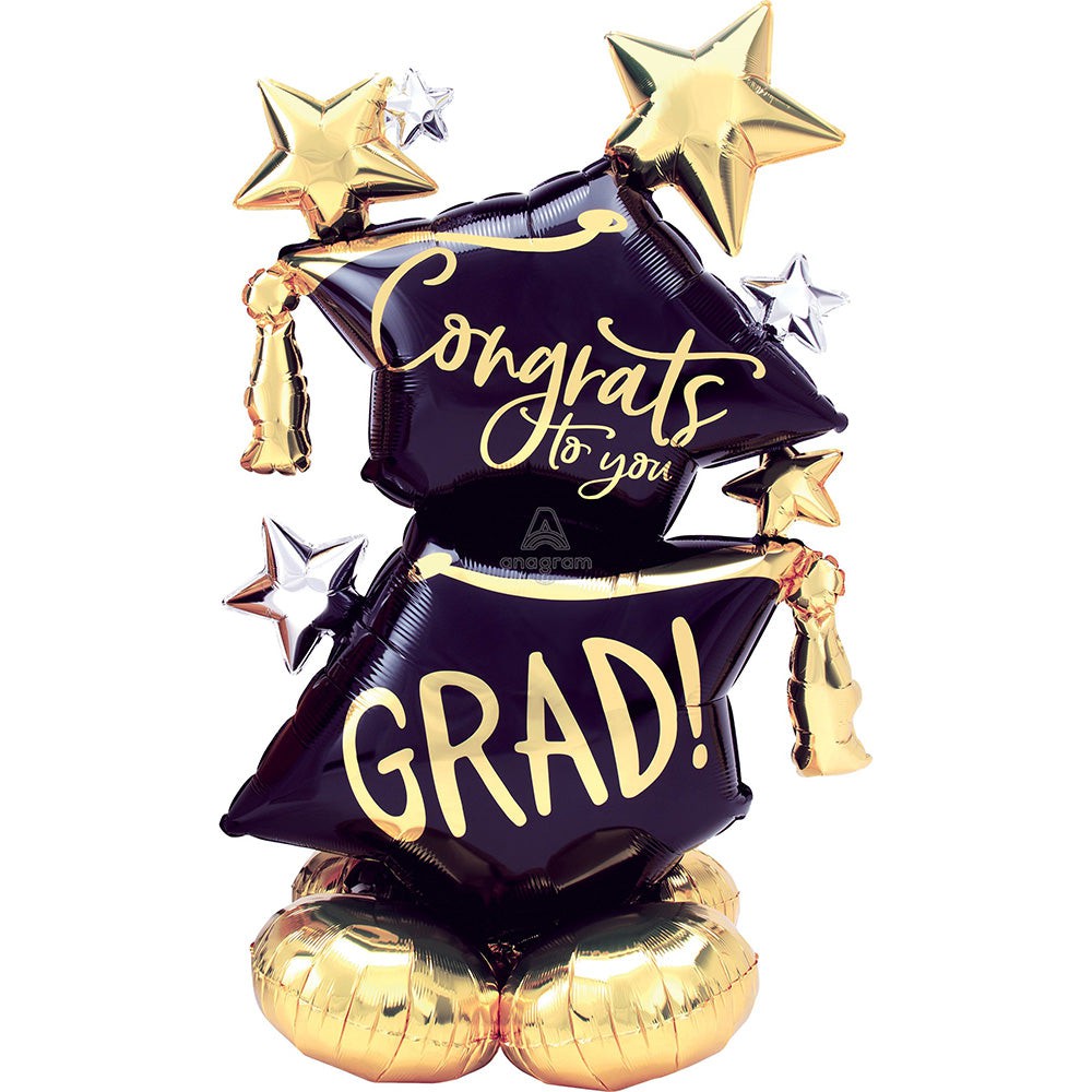 Anagram 51 inch CONGRATS TO YOU GRAD AIRLOONZ Foil Balloon 42257-11-A-P