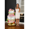 Anagram 52 inch WEDDING CAKE AIRLOONZ Foil Balloon 42466-11-A-P