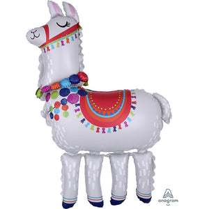 Anagram 58 inch LLAMA AIRWALKERS Foil Balloon 39078-01-A-P