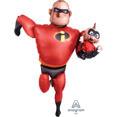 Anagram 67 inch MR. INCREDIBLE AIRWALKERS Foil Balloon 37324-01-A-P