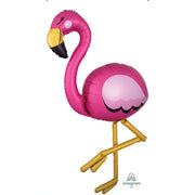 Anagram 68 inch FLAMINGO AIRWALKERS Foil Balloon 39077-01-A-P