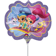 Anagram 9 inch SHIMMER AND SHINE (AIR-FILL ONLY) Foil Balloon 33945-02-A-U