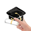 Anagram BLACK GRAD CAP & WHITE DIPLOMA MINI SHAPE (AIR-FILL ONLY) Foil Balloon 44224-02-A-U