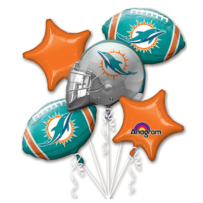 Anagram MIAMI DOLPHINS BOUQUET Balloon Bouquet 31412-01-A-P