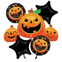 Anagram SMILEY HALLOWEEN PUMPKINS BOUQUET Balloon Bouquet 43404-01-A-P