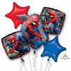 Anagram SPIDER-MAN ANIMATED BOUQUET Balloon Bouquet 34667-01-A-P