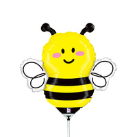 Betallic 14 inch BEE MINI SHAPE (AIR-FILL ONLY) Foil Balloon 19364-B-U