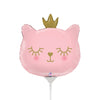 Betallic 14 inch CAT PRINCESS MINI SHAPE (AIR-FILL ONLY) Foil Balloon 19175-B-U