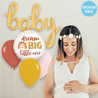 Betallic 18 inch BOHO BABY Foil Balloon 26168-B-U