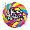 Betallic 18 inch LOLLIPOP BIRTHDAY Foil Balloon 36015P-B-P