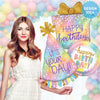 Betallic 18 inch OPAL BIRTHDAY Foil Balloon 36959-B-U