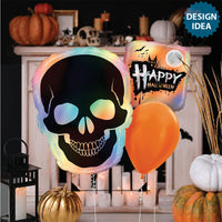 Betallic 18 inch OPAL HAPPY HALLOWEEN Foil Balloon 26015-B-U