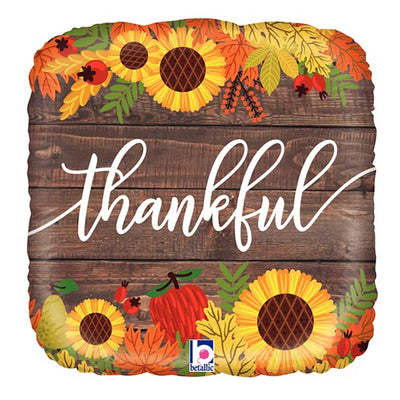 Betallic 18 inch RUSTIC THANKFUL Foil Balloon 36909-B-U