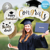 Betallic 18 inch SATIN GRADUATION CONFETTI Foil Balloon 26177-B-U