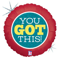 Betallic 18 inch YOU GOT THIS! Foil Balloon 36719-B-U