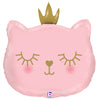 Betallic 26 inch CAT PRINCESS Foil Balloon 25205P-B-P