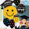 Betallic 26 inch GRADUATION SMILEY Foil Balloon 25264P-B-P