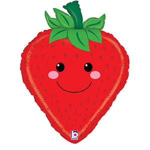 Betallic 26 inch PRODUCE PALS - STRAWBERRY Foil Balloon 35524-B-U