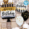 Betallic 28 inch SATIN METALLIC BIRTHDAY CAKE Foil Balloon 25281P-B-P