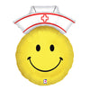 Betallic 28 inch SMILEY NURSE Foil Balloon