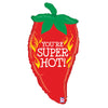 Betallic 32 inch SUPER HOT CHILI PEPPER Foil Balloon 35632P-B-P