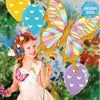 Betallic 33 inch OPAL BUTTERFLY Foil Balloon 25093-B-P