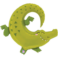 Betallic 34 inch JUNGLE ALLIGATOR Foil Balloon 25304P-B-P