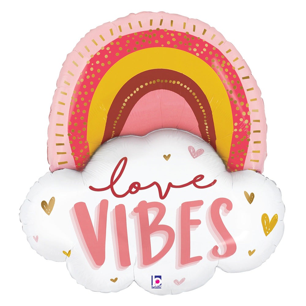 Betallic 35 inch BOHO LOVE VIBES RAINBOW Foil Balloon 25159-B-P