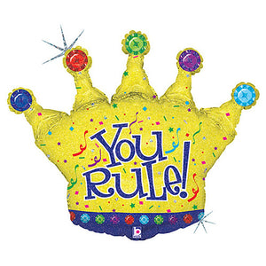 Betallic 36 inch YOU RULE! Foil Balloon 85689P-B-P