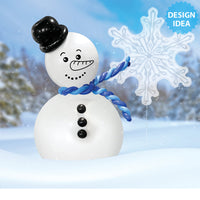 Betallic 38 inch CLEAR SNOWFLAKE Foil Balloon 35737-B-U