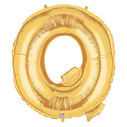 Betallic 40 inch LETTER Q - GOLD MEGALOON Foil Balloon 15917GP-B-P