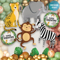 Betallic 44 inch JUNGLE ELEPHANT Foil Balloon 25207P-B-P