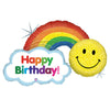 Betallic 45 inch HAPPY BIRTHDAY RAINBOW Foil Balloon 85674P-B-P