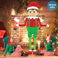 Betallic 60 inch SPECIAL DELIVERY ELF Foil Balloon 25234P-B-P