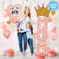 Betallic 73 inch SPECIAL DELIVERY MOM CROWN Foil Balloon 25096P-B-P