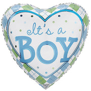 Burton 18 inch IT'S A BOY SWEET PEA Foil Balloon 89945-BB-P