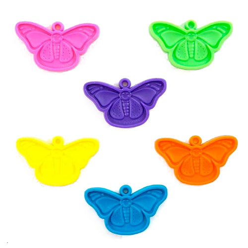 Creative Balloons Mnfg. 15 GRAM BALLOON WEIGHTS - BUTTERFLY NEON ASSORTED Balloon Weights 22545-CB