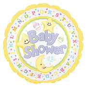 CTI 17 inch BABY SHOWER MOON & STARS Foil Balloon 114287-C-U