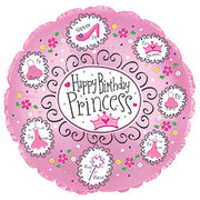 CTI 17 inch BIRTHDAY PRINCESS PINK Foil Balloon 114497-C-U