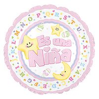 CTI 17 inch ES UNA NINA Foil Balloon 114296-C-U