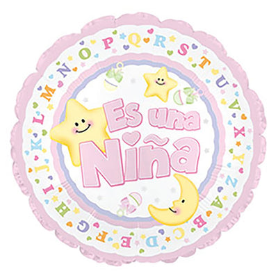 CTI 17 inch ES UNA NINA Foil Balloon 114296-C-U